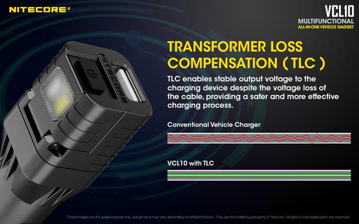 Actual product image Nitecore VCL10 (7.85 cm, 25 lm)