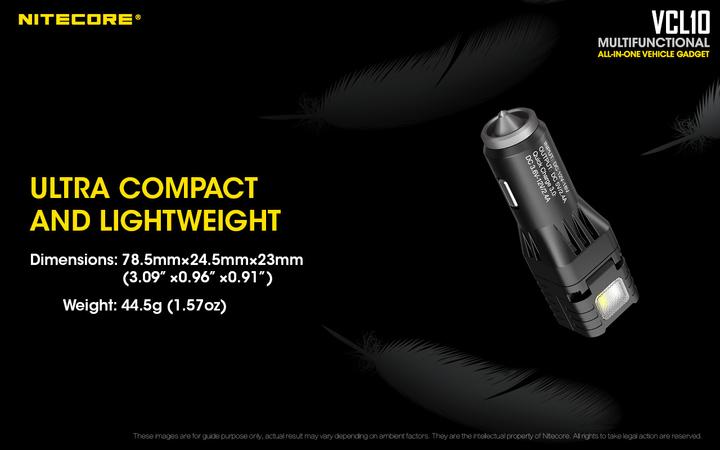 Actual product image Nitecore VCL10 (7.85 cm, 25 lm)