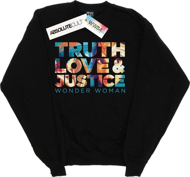 Actual product image Womens/Ladies Wonder Woman 84 Diana Truth Love Justice Sweatshirt (XL)