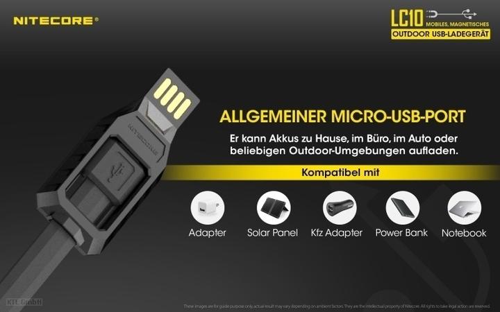 Produktbild Nitecore LC10 Magnetic Charger