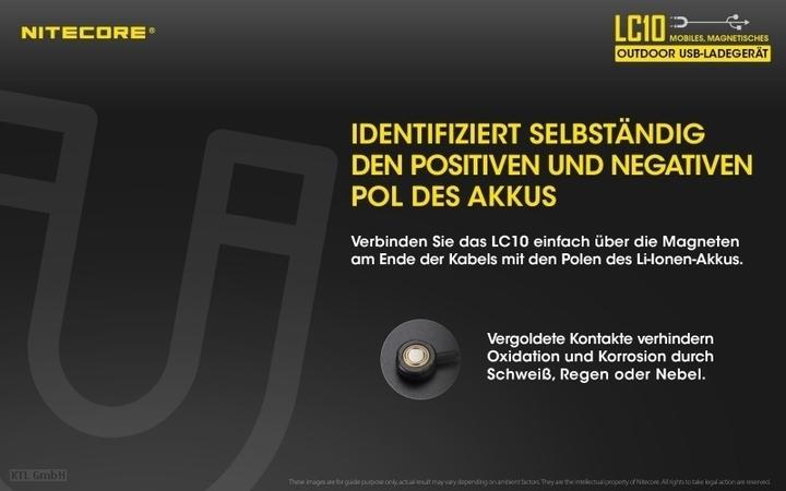 Produktbild Nitecore LC10 Magnetic Charger