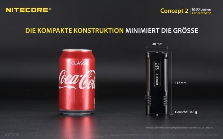 Produktbild Nitecore Concept 2 (11.20 cm, 6500 lm)