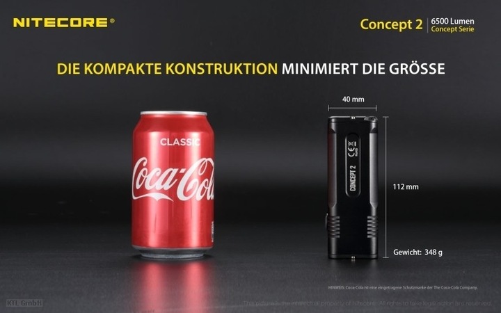 Produktbild Nitecore Concept 2 (11.20 cm, 6500 lm)