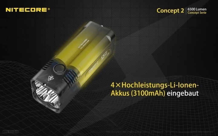 Produktbild Nitecore Concept 2 (11.20 cm, 6500 lm)