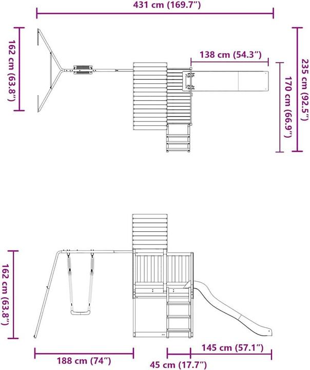 Image du produit vidaXL Spielplatz