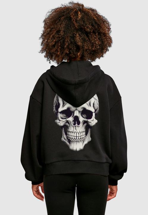 Produktbild Merchcode Ladies Halloween - Skull Hoody - 175537 (XS)