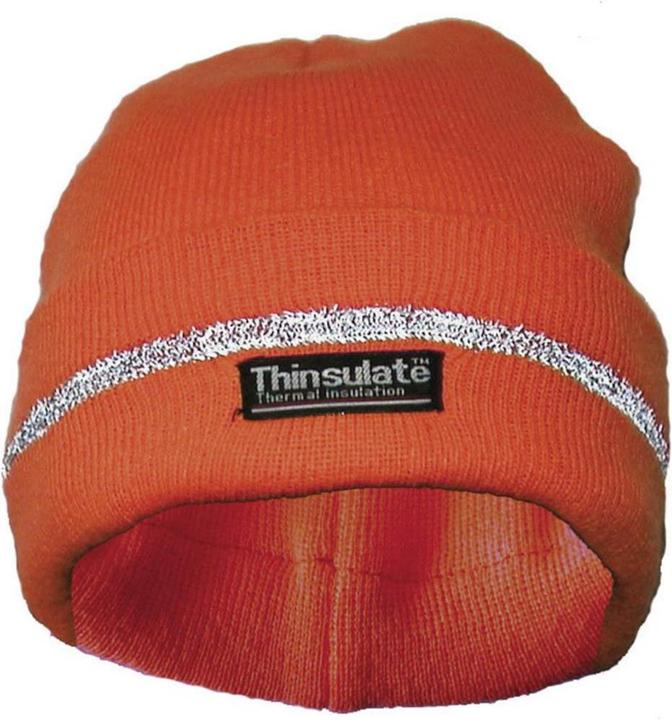 Actual product image Knitted cap luminous orange