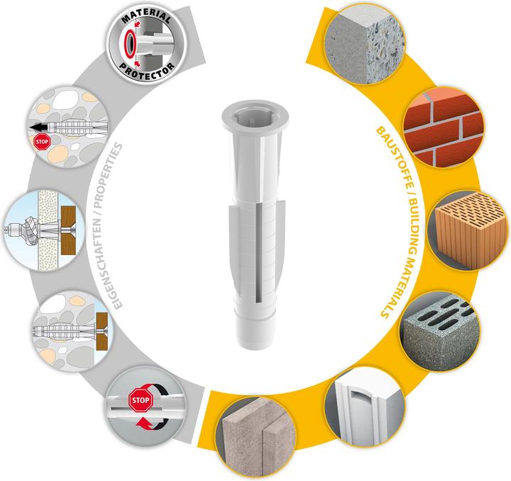 Actual product image Tox All-purpose dowel (10 pcs.)