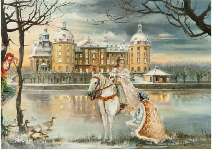 Actual product image Olewinski & Tochter 2912 - Christmas post card "Cinderella"
