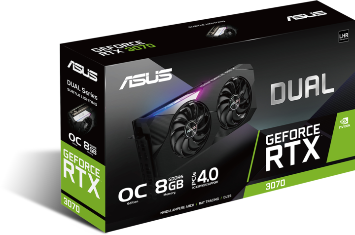 Produktbild ASUS GeForce DUAL RTX 3070 O8G V2 (8 GB)