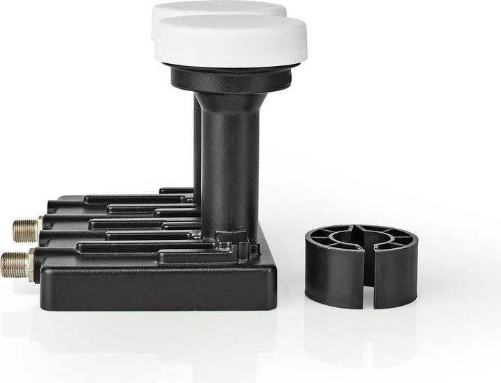 Produktbild Nedis LNB Twin Monoblock 6,0 ° Ausgangsanschluss: 2X F-Stecker Rauschmass Bereich: 0.85 dB Konversio (Single LNB)