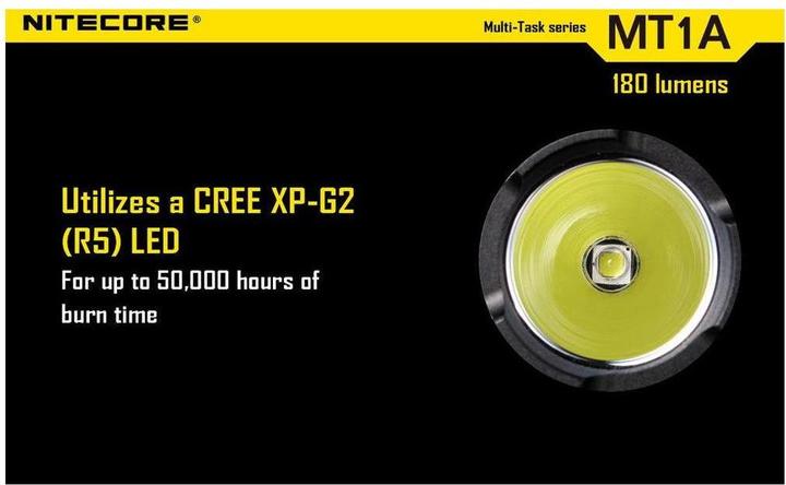 Image du produit Nitecore Mt1a (10.50 cm, 180 lm)