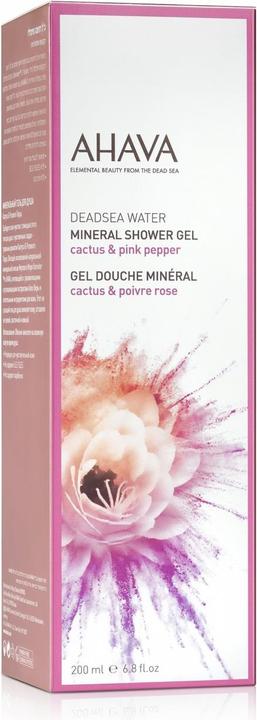 Produktbild Ahava Mineral Shower Gel "Cactus & Pink Pepper" - Duschgel Kaktus & Rosa Pfeffer (200 ml)