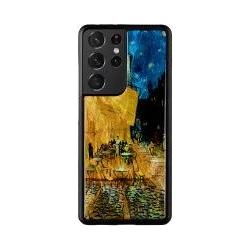 Thumbnail - Ikins case for Samsung Galaxy S21 Ultra cafe terrace black (Samsung Galaxy S21 Ultra), Smartphone Hülle, Schwarz