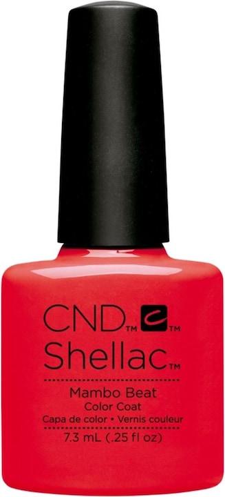 Actual product image CND Shellac - Color Coat Mambo Beat (Orange, Red, UV gel varnish)