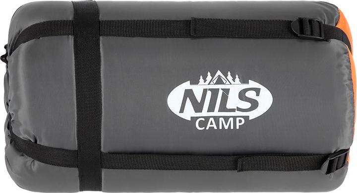 Produktbild Nils Nc2008 Grau-Orange Schlafsack Grösse M. Lager L (215 cm)