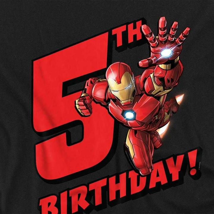 Produktbild Iron Man Sweatshirt 5. Geburtstag (116)