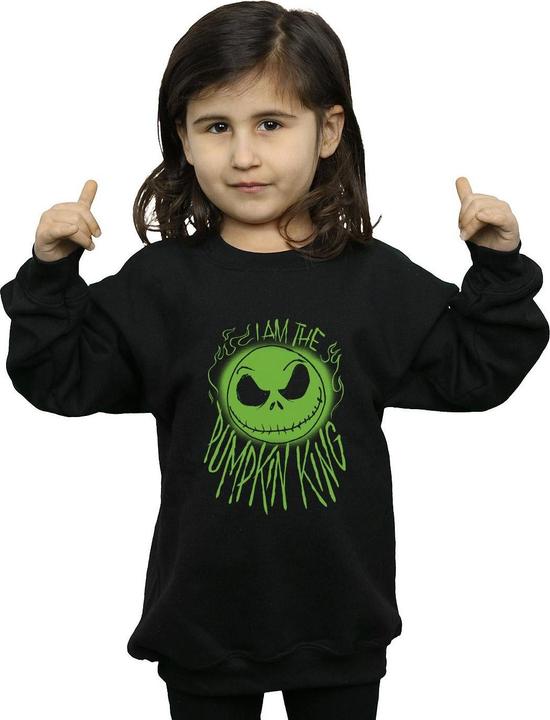 Produktbild Disney Nightmare Before Christmas Pumpkin King Sweatshirt Mädchen (140, 146)