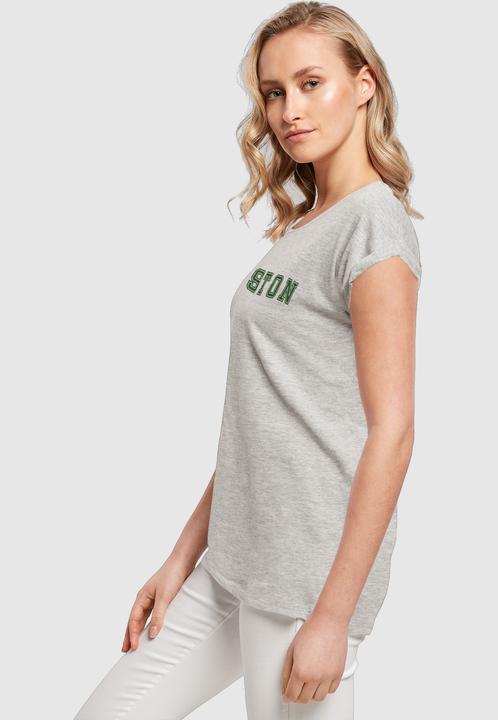 Actual product image Merchcode Ladies Boston Extended Shoulder Tee - 113119 (M)