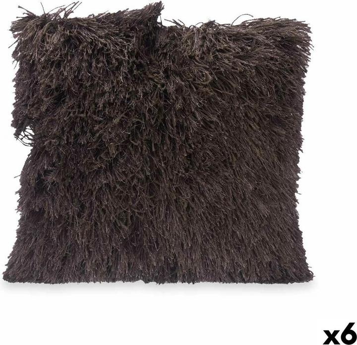 Gift Kissen Grau Baumwolle Polyester 45 x 2 x 45 cm (6 Stück) (45 x 2 x 45 cm)