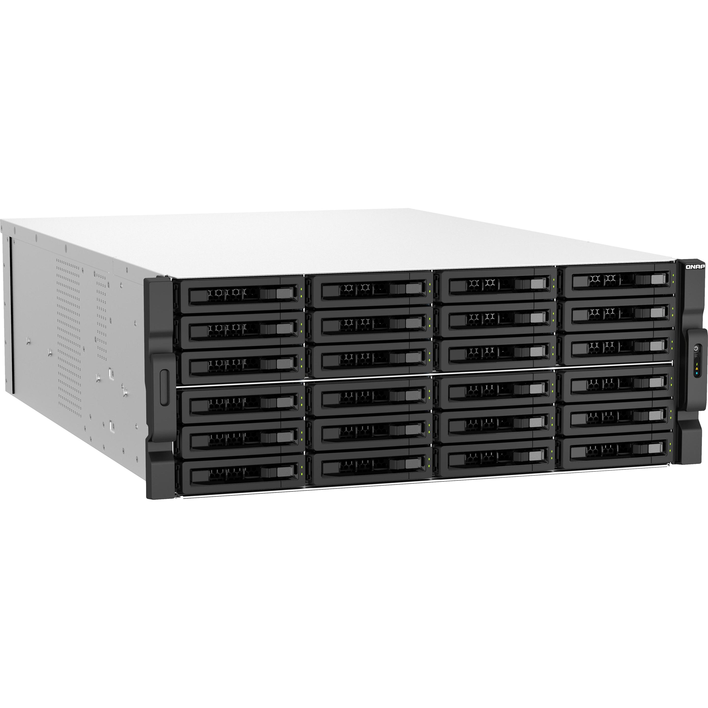 QNAP TS-h3087XU-RP-E2378-64G Intel Xeon E-2378 8 Cores/16 Threads 64GB ECC DDR4 4x16 30-Bay 4U rackm