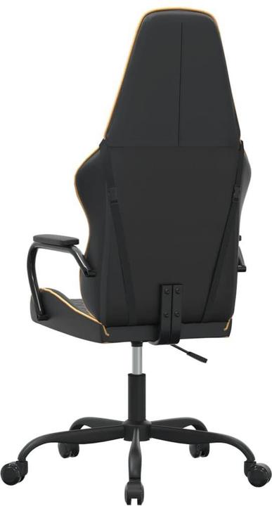 Produktbild VidaXL Gaming-Stuhl mit Massagefunktion Gold und Schwarz