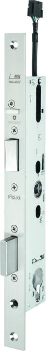 Actual product image MSL sFlipLock check security mortise lock 14574PE-SV