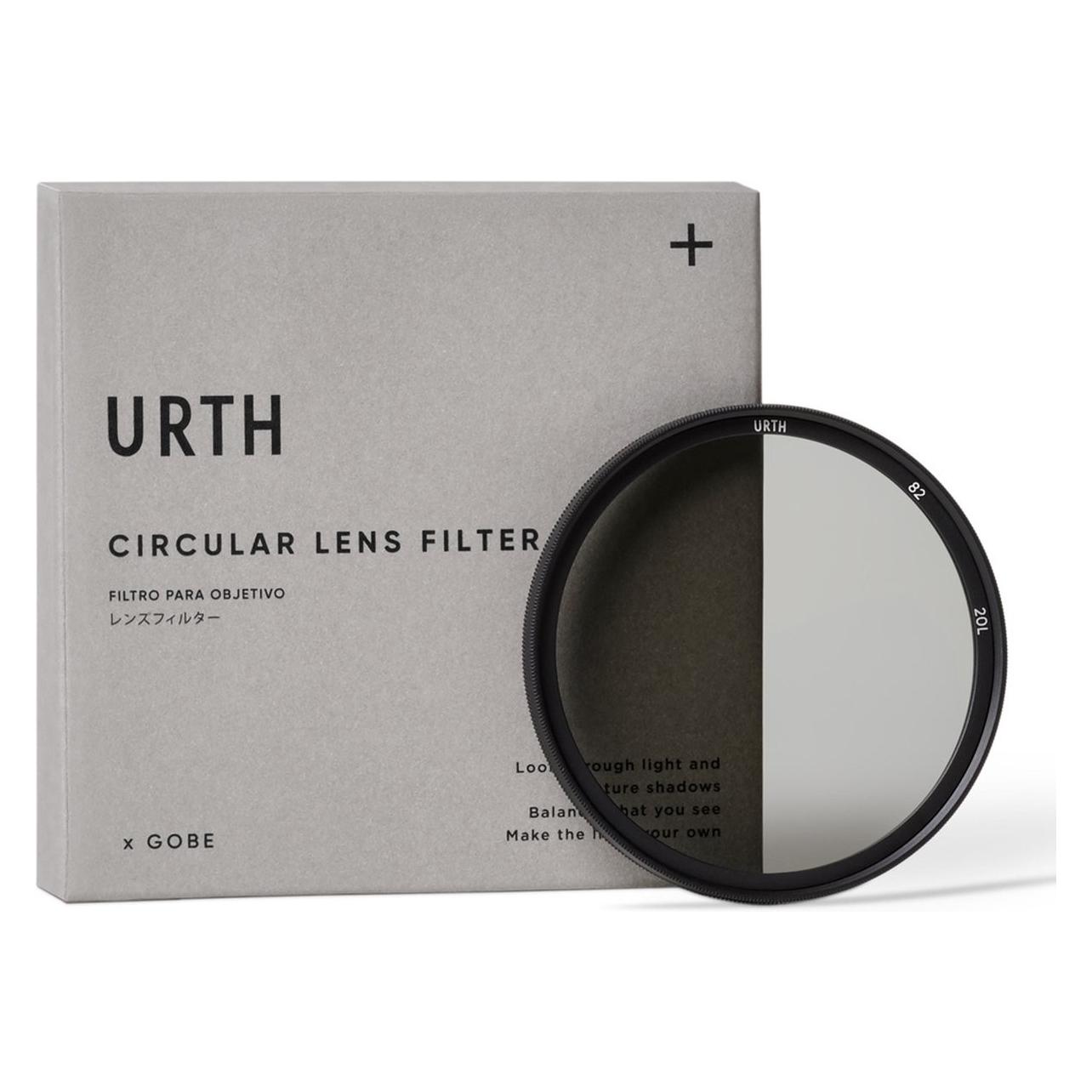 Urth 82 Mm Circulair Polariserend (Cpl) Lensfilter (Plus+) (82 mm, Polarisatiefilter, 82 mm), Lensfilter, Transparant