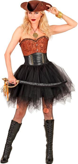 Produktbild Widmann Schwarzer Tutu Rock (One Size)