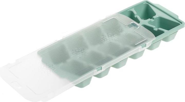 Image du produit Okko Ice Cube Container With Lid.Nordic Green (Conteneur à glaçons avec couvercle)