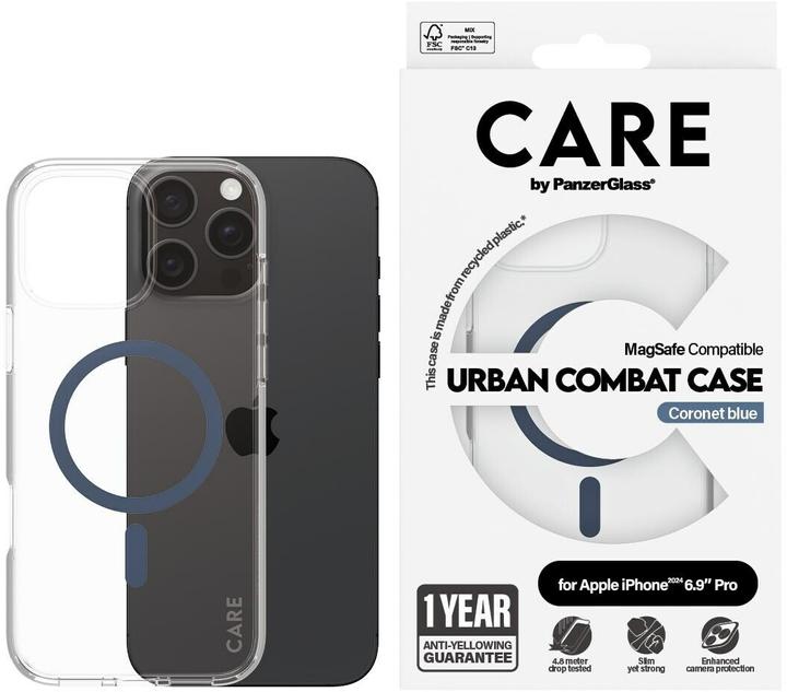 Image du produit PanzerGlass CARE by PG Blue MagSafe iPhone16 6.9 Pro (Apple iPhone 16 Pro Max)