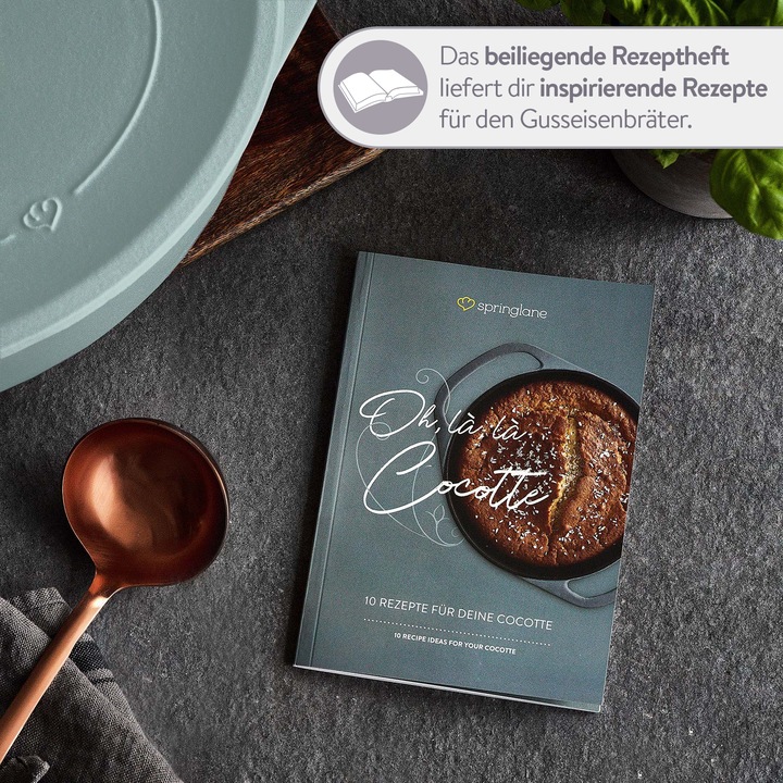 Produktbild Springlane Cocotte Clara 4L (24 cm, Bräter + Schmortopf, Gusseisen)