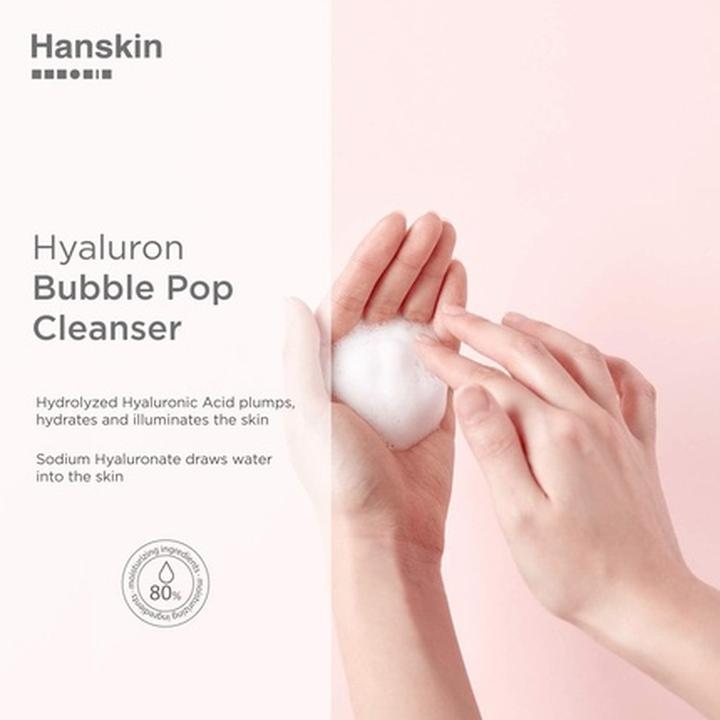 Actual product image Hanskin HANSKIN Pianka oczyszczająca z kwasem hialuronowym 150ml (Cleansing Foam, 150 ml)
