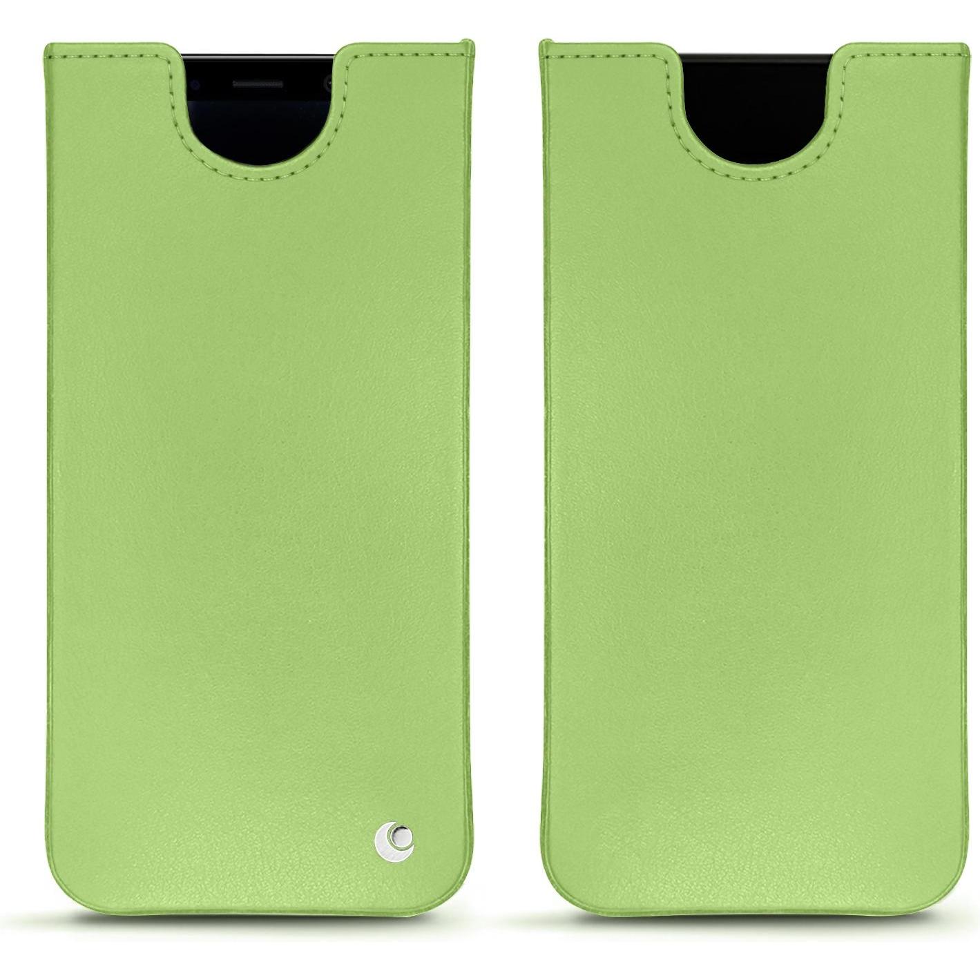 Noreve Lederschutzhülle (Samsung Galaxy S8+), Smartphone Hülle, Grün