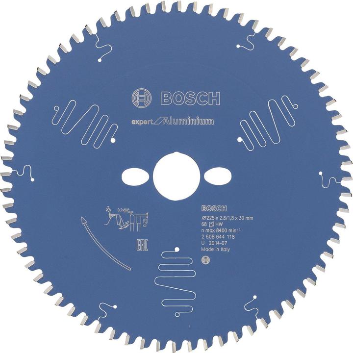 Actual product image Bosch Professional Zubehör Circular saw blade Expert for Aluminium, 225 x 30 x 2.6 mm, 68