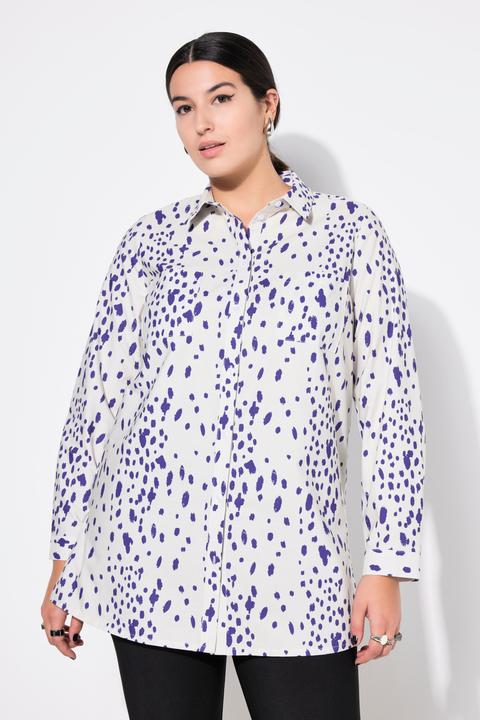Immagine prodotto Studio Untold Hemdbluse, Boxy Shape, Sprenkel-Print (58)