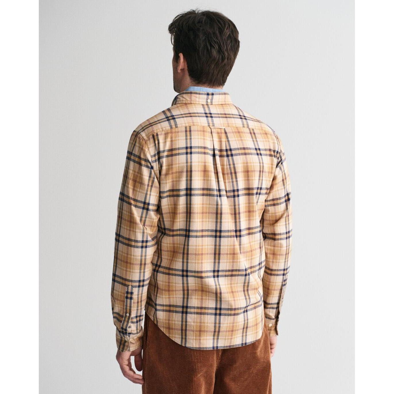Thumbnail - GANT, Herren, Hemd, Flanellhemd, Bronze, (S)
