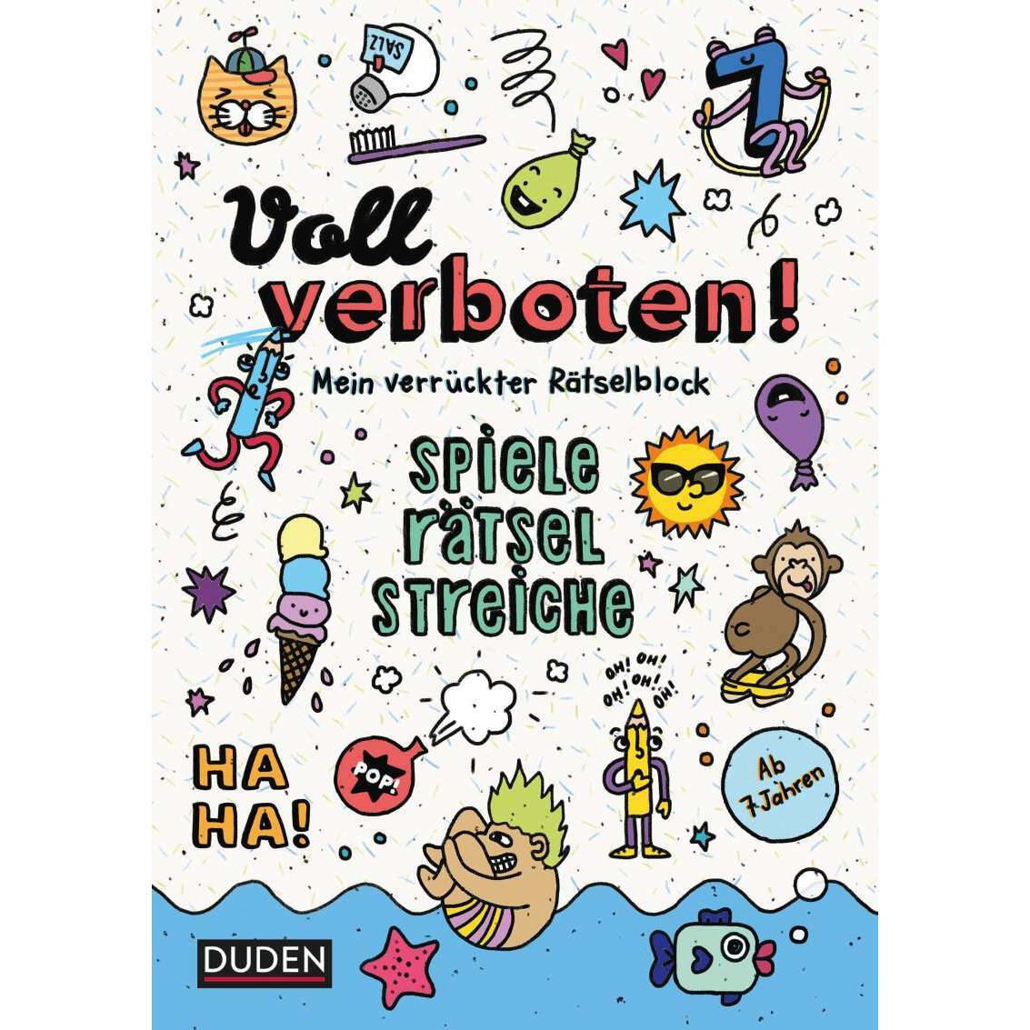 Voll verboten! Mein verrückter Ferienblock - Ab 7 Jahren, Kinderbücher von Dudenredaktion