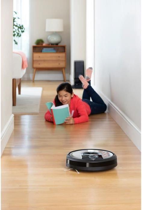 Produktbild iRobot Roomba i7 i7156 Staubsaugerroboter, silber (Saugroboter)