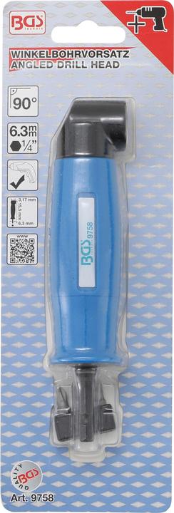 Actual product image BGS Angled Drill Head with Keyless Chuck