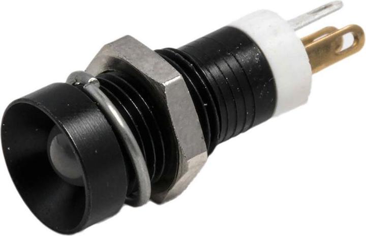 Produktbild RS PRO LED 3-farbig versenkt 8mm Chrom schwarz