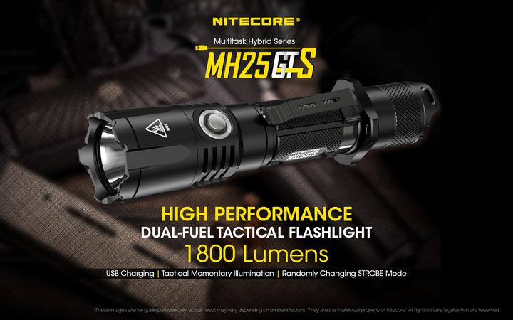 Produktbild Nitecore MH25GTS (15 cm, 1800 lm)