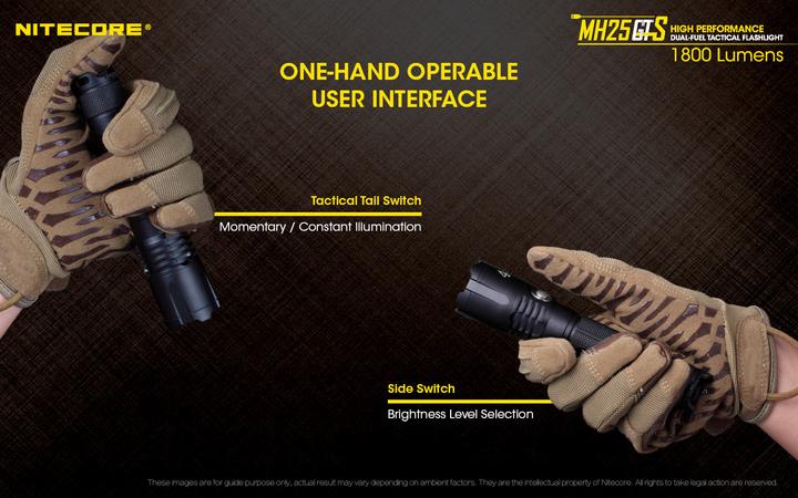 Produktbild Nitecore MH25GTS (15 cm, 1800 lm)