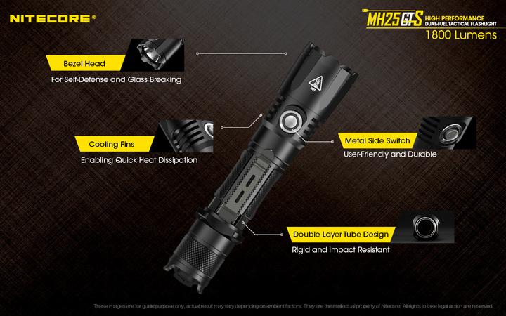 Produktbild Nitecore MH25GTS (15 cm, 1800 lm)