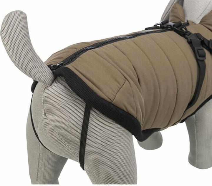 Image du produit Trixie Manteau d'hiver en harnais Pirou, M : 45 cm, sable (M, Manteau pour chien)