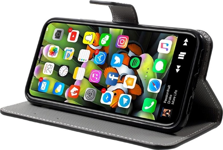Produktbild Cover-Discount Leder Hülle USA Flagge (Apple iPhone X, Apple iPhone XS)