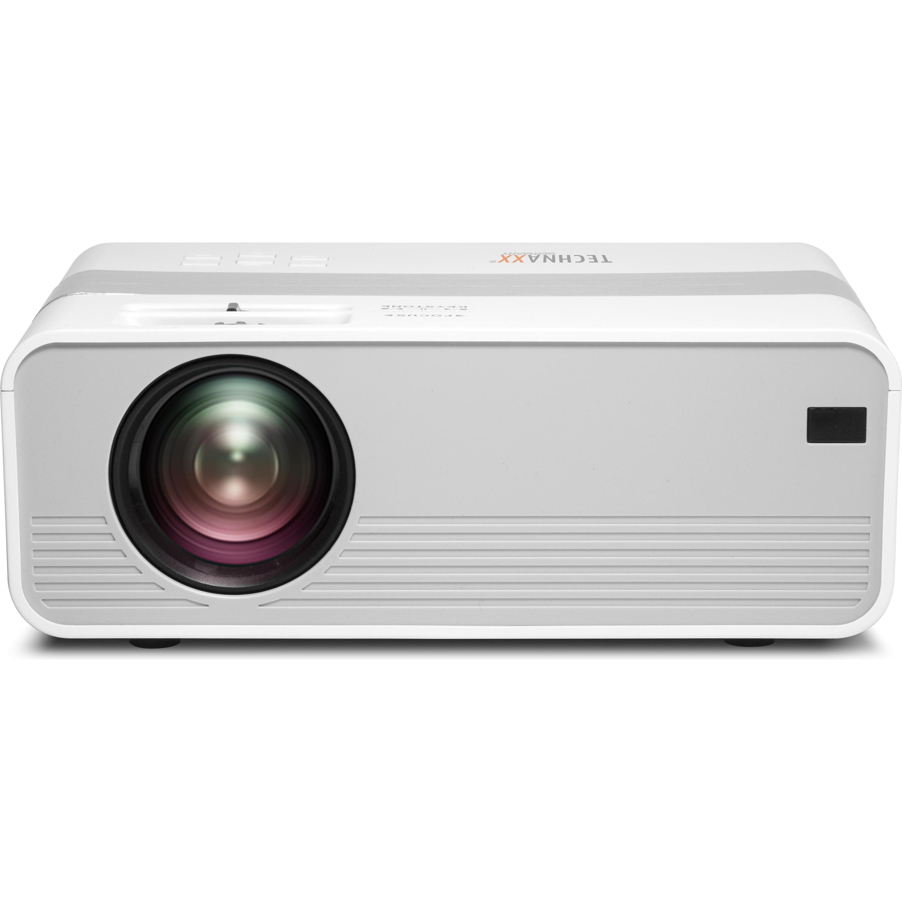 Technaxx TX-127 (HD, 2000 lm, 1.4:1), Beamer, Weiss