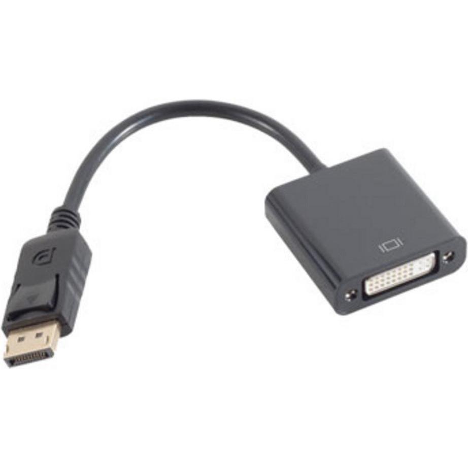Shiverpeaks BS14-05007 Kabelschnittstellen-/adapter Displayport DVI Schwarz (DVI), Data + Video Adapter, Schwarz