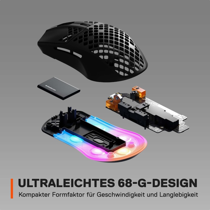 Produktbild SteelSeries Aerox 3 Wireless (2022) (Kabelgebunden)