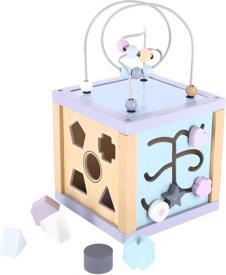 Actual product image Jipy Activity Cube Wood Uni Colour